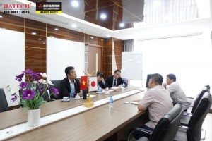 Hatech., JSC phối hợp cùng đại diện Hãng Mitsubishi Heavy Industries làm việc về các vấn đề liên quan đến dự án Katolec Việt Nam